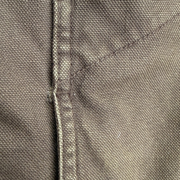 Vintage L.L. Bean Brown Canvas Field Coat Jacket Wool Plaid Lined Men's XL - Picture 13 of 15